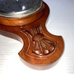 1930 Torwin Hand-Carved Banjo Thermometer & Barometer