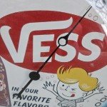 Vintage "Vess Soda" ~ PAM Advertising Thermometer(1950s-1960s?) - Works !!!
