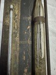 Vintage Cottage Wood Thermometer Barometer Early 1900s