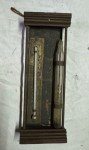 Vintage Cottage Wood Thermometer Barometer Early 1900s