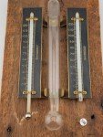 Rare 1919 Tyco Rochester Wet Dry Bulb Thermometer