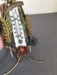 Antique Cold Painted Bronze Figural Thermometer