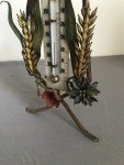Antique Cold Painted Bronze Figural Thermometer