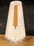 Anheuser-Busch Vintage Beer Thermometer 8.25" x 27
