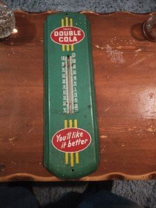 Double Cola Vintage Wall Thermometer