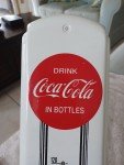 Coca-Cola Vintage Metal Advertising Thermometer Sign 5x17