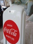 Coca-Cola Vintage Metal Advertising Thermometer Sign 5x17
