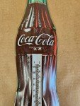 Coca-Cola Vintage Thermometer Gas Station Sign