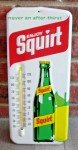 1971 Squirt Soda Antique Advertising Thermometer