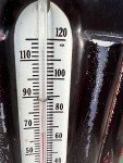 Coca-Cola Bottle Thermometer - Retro Tin Sign