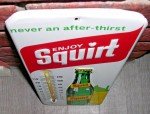 1971 Squirt Soda Antique Advertising Thermometer
