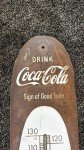 Vintage Coca-Cola Cigar Thermometer Display