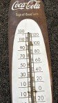 Vintage Coca-Cola Cigar Thermometer Display
