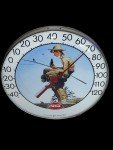Coca-Cola Norman Rockwell Antique Thermometer