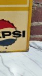 1960s Pepsi Please Metal Thermometer Sign