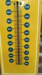 1960s Pepsi Please Metal Thermometer Sign