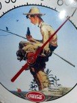 Coca-Cola Norman Rockwell Antique Thermometer