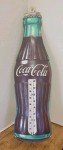 Coca-Cola Bottle Shaped Tin Thermometer 17.5