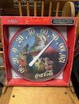 Coca-Cola Santa Round Wall Thermometer, 1990s
