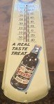 Frostie Root Beer Vintage Thermometer 36"x8.5