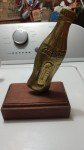 Vintage Coca-Cola 1984 Olympics Brass Thermometer