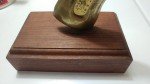 Vintage Coca-Cola 1984 Olympics Brass Thermometer