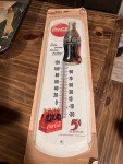 Vintage 17-Inch Coca-Cola Wall Thermometer