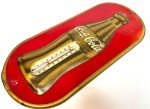 Coca-Cola Vintage Thermometer Sign - 16" Red & Gold