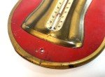 Coca-Cola Vintage Thermometer Sign - 16" Red & Gold