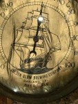 Golden Glow Brewing Company Brass Beer Thermometer