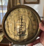 Golden Glow Brewing Company Brass Beer Thermometer