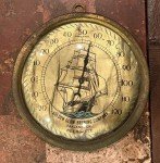 Golden Glow Brewing Company Brass Beer Thermometer