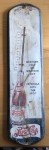 Vintage Pepsi-Cola Thermometer with Girl and Straw