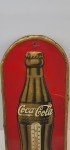 Vintage Coca-Cola Thermometer Sign - 16" Red & Gold