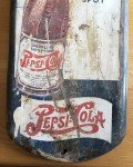 Vintage Pepsi-Cola Thermometer with Girl and Straw