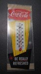 Coca-Cola Goodstix Vintage Advertising Thermometer Sticker