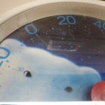 Coca Cola Polar Bear Wall Thermometer Collectible