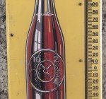 1940s Dr Pepper Vintage Thermometer Tin Sign