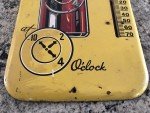 1940s Dr Pepper Vintage Thermometer Tin Sign