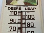 Deers Leap Beer Metal Thermometer - "Good Honest Beer