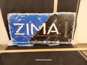 Zima Beer Vintage Thermometer Sign
