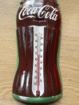 Coca-Cola Vintage Tin Thermometer 16” Tall