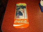 Coca Cola Victorian Lady Tin Thermometer 1981