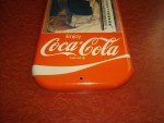 Coca Cola Victorian Lady Tin Thermometer 1981