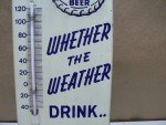 Old Dutch Root Beer Vintage Thermometer 1950s