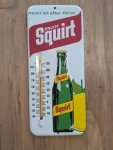 1971 Squirt Soda Advertising Thermometer Sign