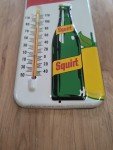 1971 Squirt Soda Advertising Thermometer Sign