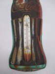 Coca-Cola Vintage Metal Sign Thermometer 29