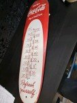 Coca-Cola Cigar Thermometer Tin Sign Vintage