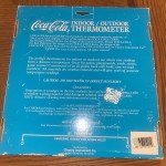 Coca-Cola Vintage Jumbo Dial Thermometer 1984